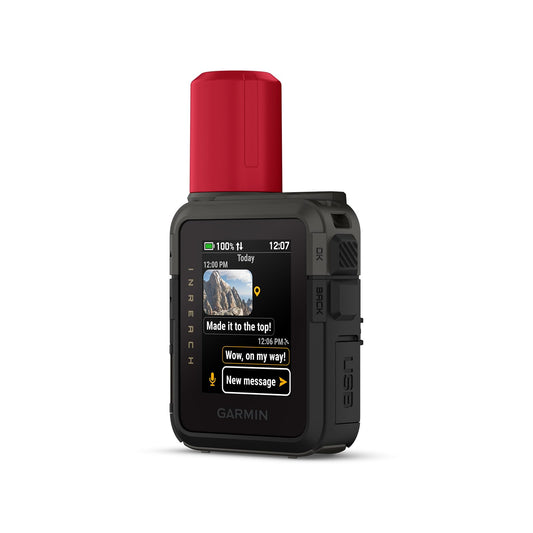 Garmin inReach Mini 3 Plus, Compact & Lightweight GPS handheld, 1.9" LCD touch display, Dedicated SOS trigger,up to 350hrs battery life, Weather Reports, Photo & voice messaging via satellite
