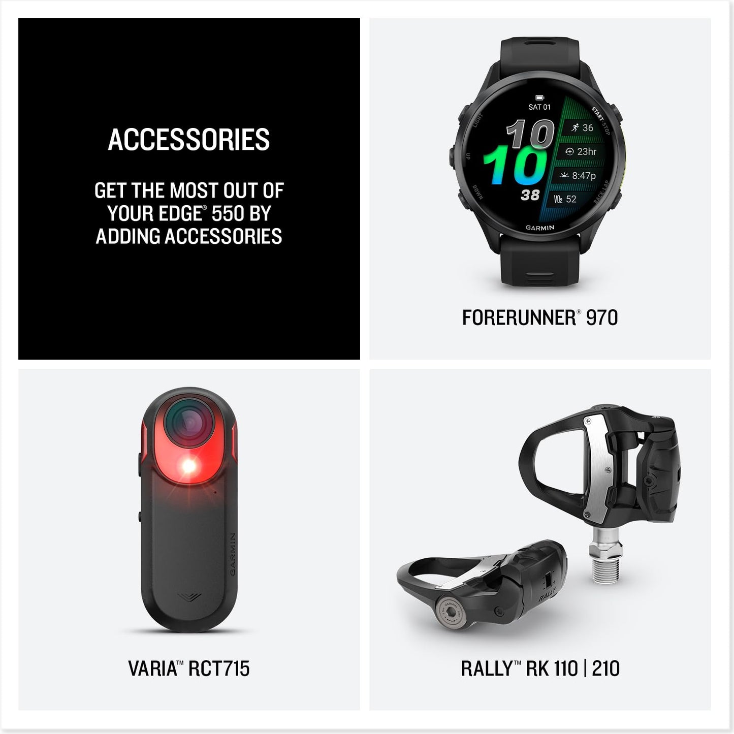 Garmin® Edge® 850, Compact GPS Cycling Computer, Vivid Color Touchscreen Display, Bike-Specific Mapping, Advanced Training and Performance Insights