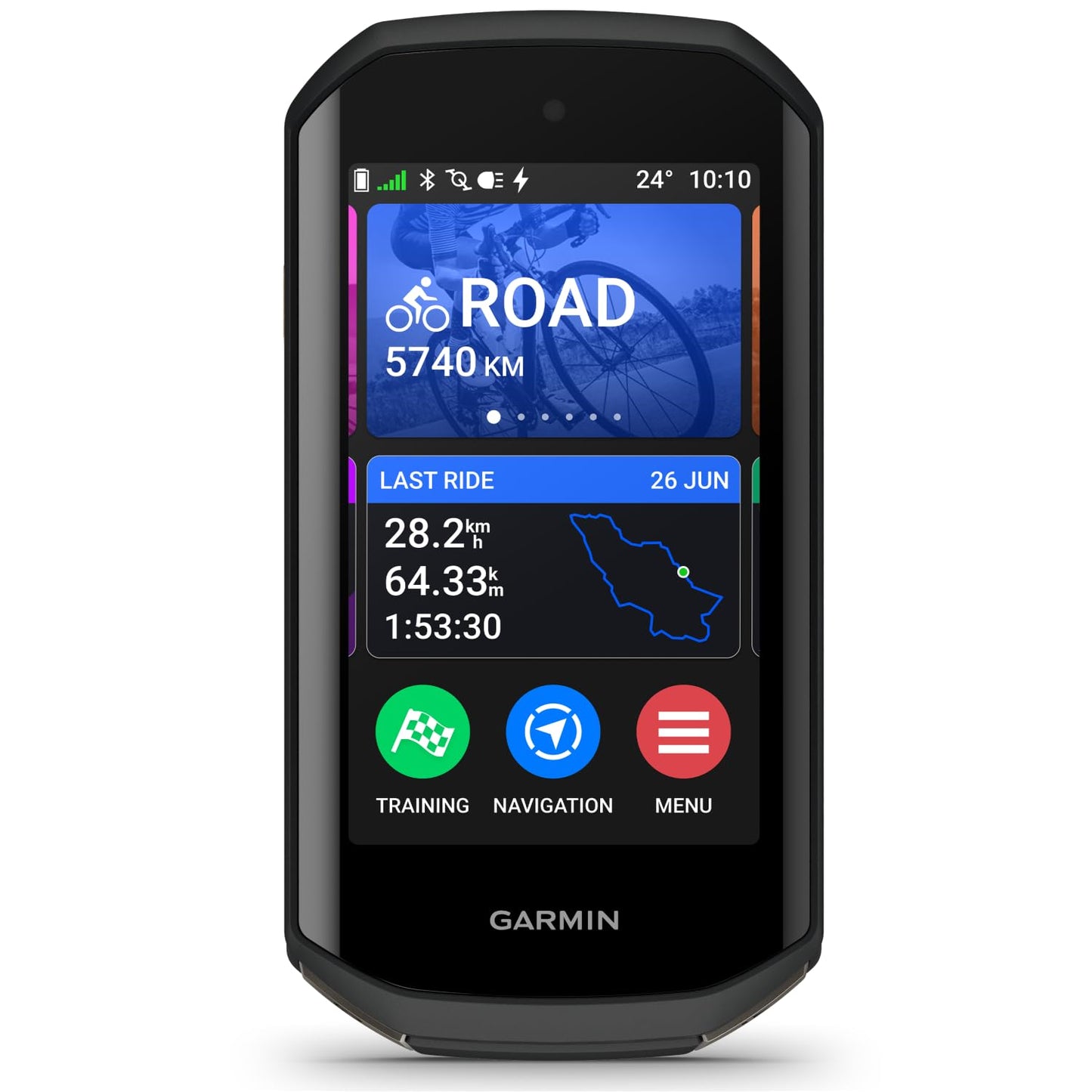 Wearable4U - Garmin Edge 1050 Premium Cycling Computer, Vivid Color Touchscreen Display, Built-in Speaker, Advanced Training with Power Bank Bundle