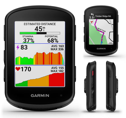 Wearable4U - Garmin Edge 840 Solar GPS Cycling Computer, Touchscreen, Button Controls, Advanced Navigation with E-Bank Bundle