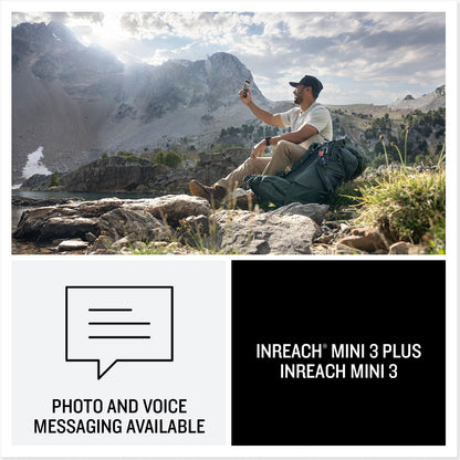 Garmin inReach Mini 3 Plus, Compact & Lightweight GPS handheld, 1.9" LCD touch display, Dedicated SOS trigger,up to 350hrs battery life, Weather Reports, Photo & voice messaging via satellite
