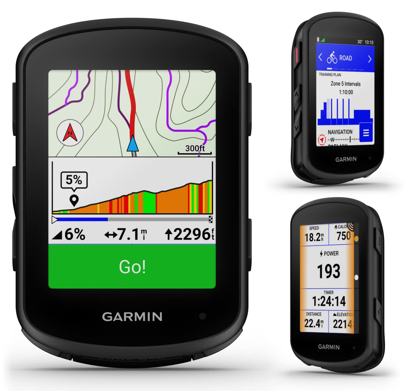 Wearable4U - Garmin Edge 840 GPS Cycling Computer, Touchscreen, Button Controls, Advanced Navigation with E-Bank Bundle