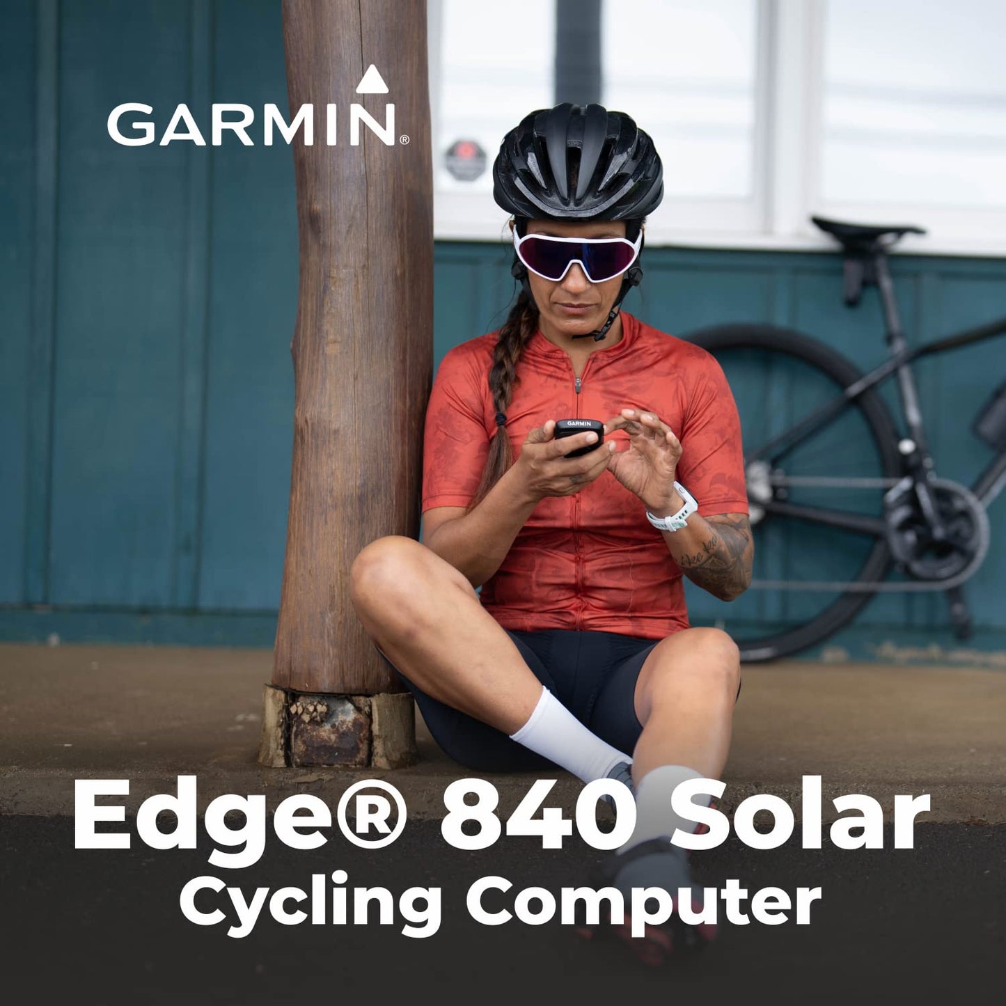 Wearable4U - Garmin Edge 840 Solar GPS Cycling Computer, Touchscreen, Button Controls, Advanced Navigation with E-Bank Bundle