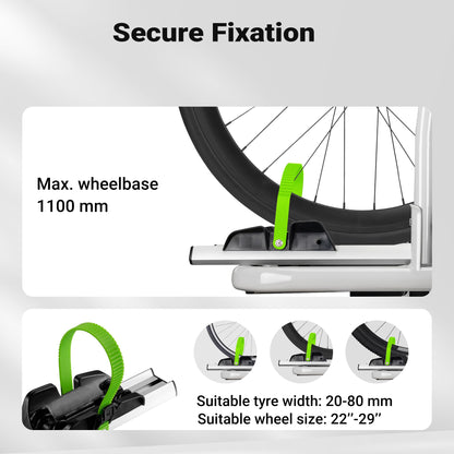 Wiltec Towbar Bike Rack for 2 Bicycles max. 60 kg Foldable Design, Car Bike Carrier, Tow Hitch Mounting, License Plate Holder, Anti-Theft Protection, Tiltable for Easy Access