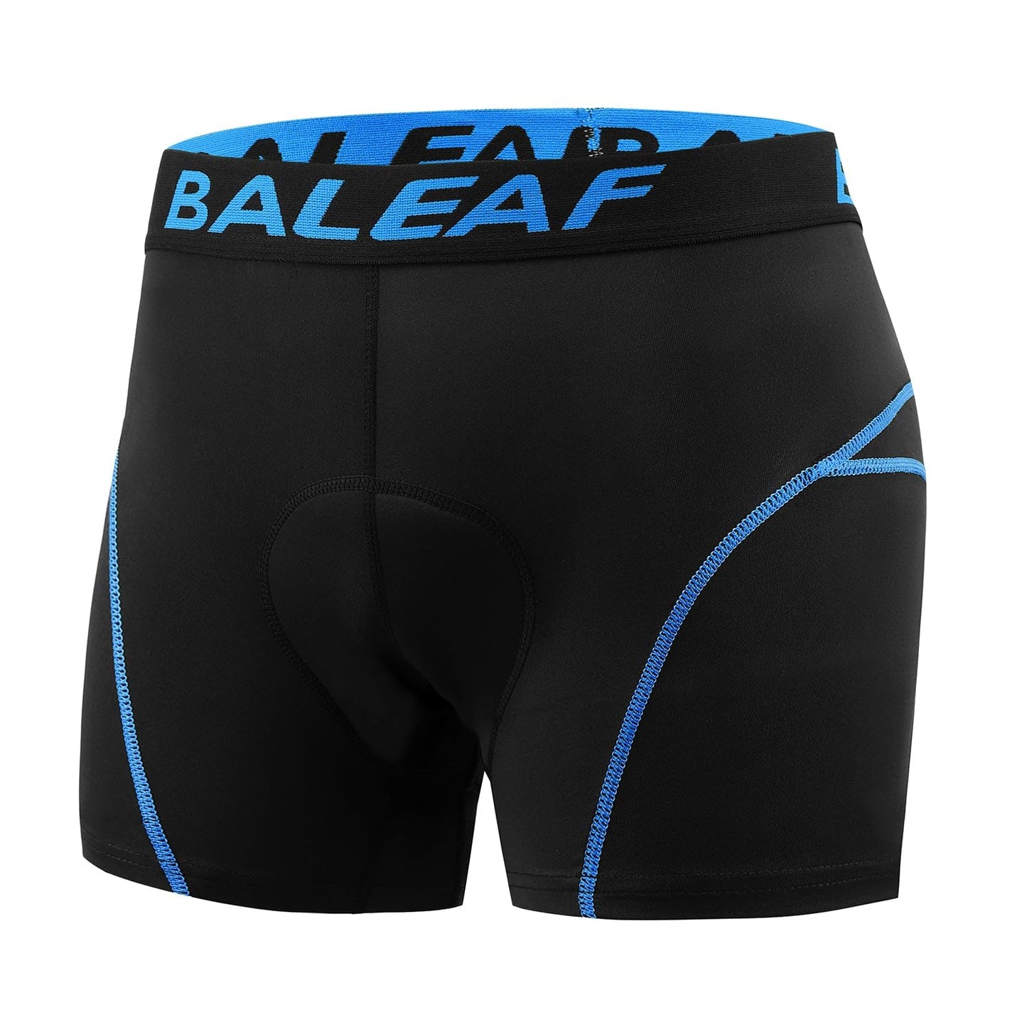 baleaf Cycling Shorts Mens Padded Undershorts Bike Short Mountain MTB Liner Riding Breathable Bicycle Underwear Blue XL