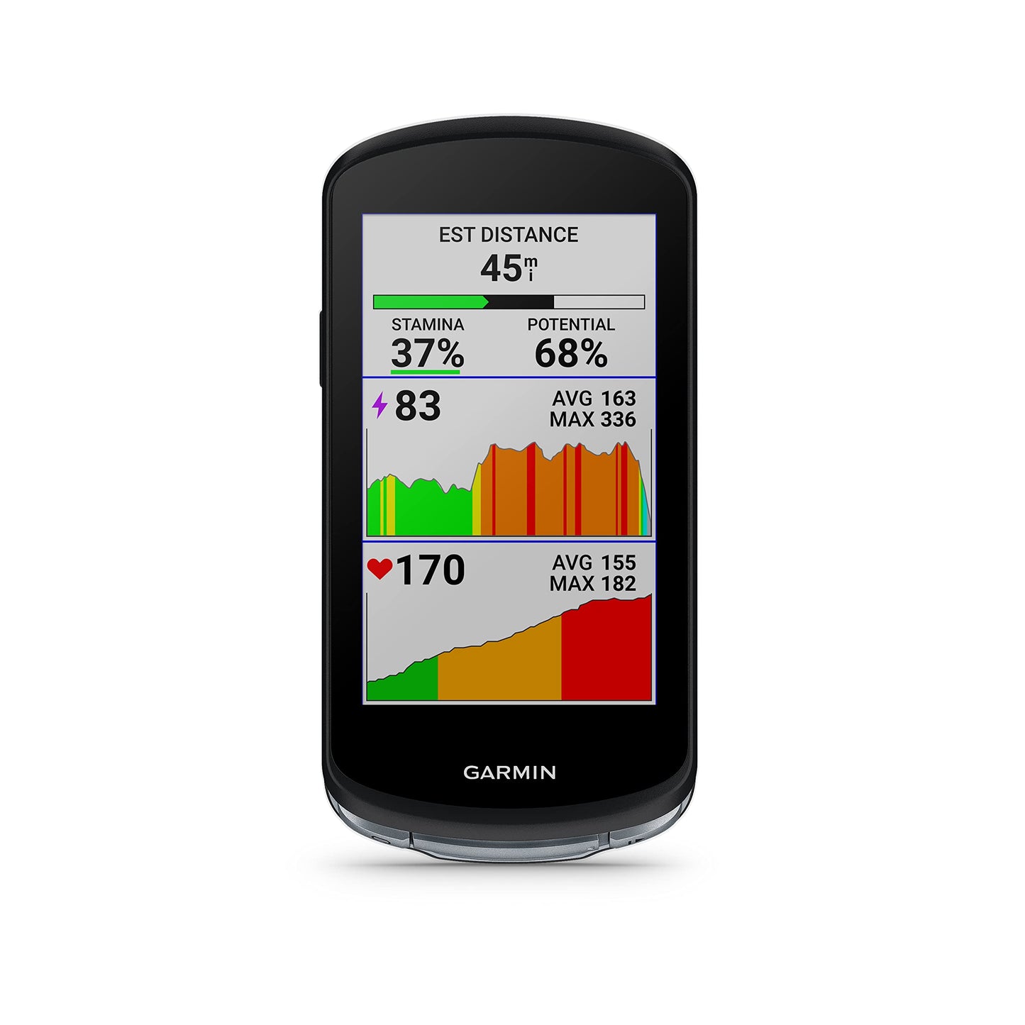 Wearable4U - Garmin Edge 1040 GPS Cycling Computer with Solar Charging Capabilities, On and Off-Road with E-Bank Bundle